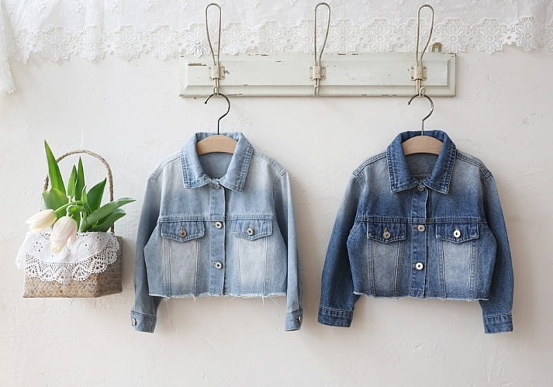 Flo - Korean Children Fashion - #childofig - Pia Denim Jacket - 2
