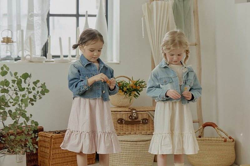 Flo - Korean Children Fashion - #childofig - Pia Denim Jacket - 3