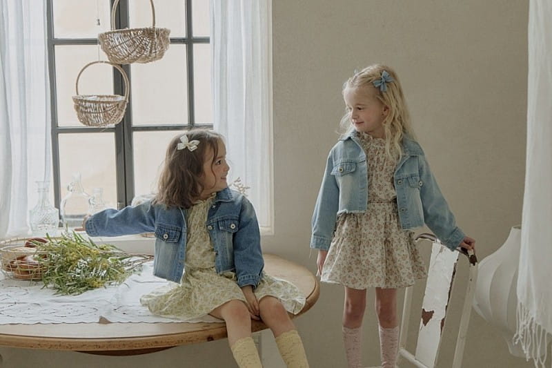 Flo - Korean Children Fashion - #childofig - Pia Denim Jacket - 4