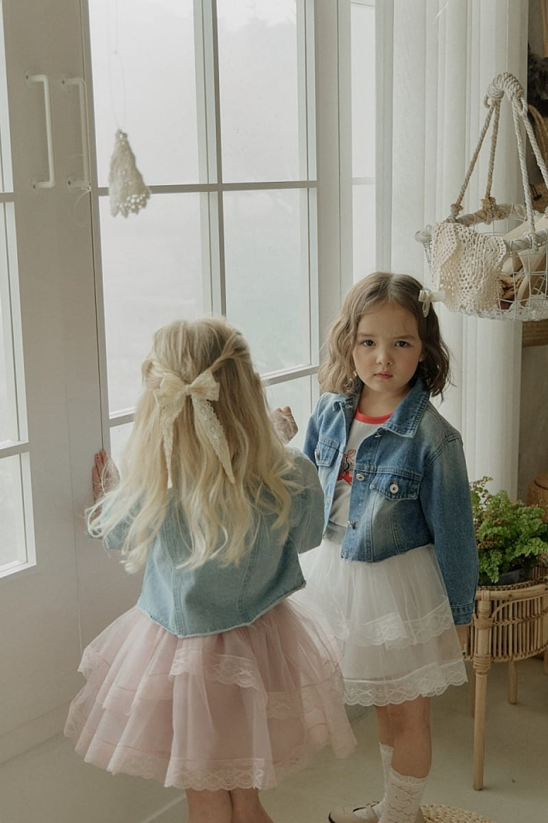 Flo - Korean Children Fashion - #discoveringself - Pia Denim Jacket - 6
