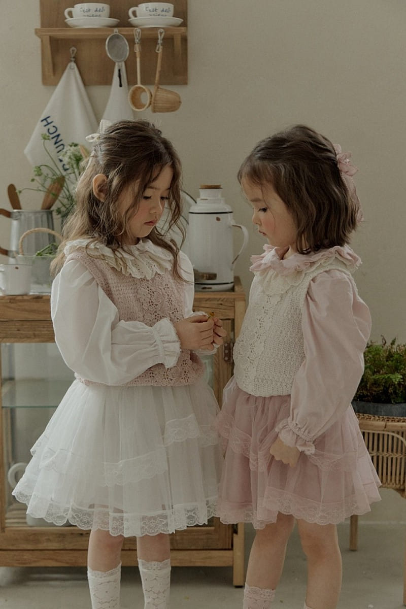 Flo - Korean Children Fashion - #fashionkids - Maren Knit Vest - 2