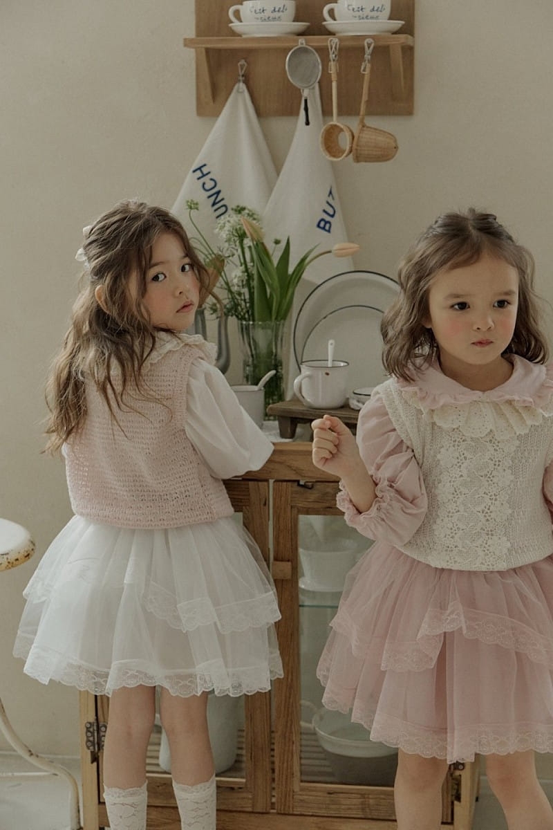 Flo - Korean Children Fashion - #kidzfashiontrend - Maren Knit Vest - 5