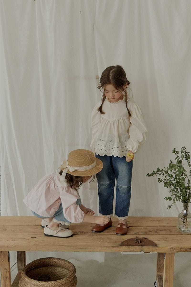 Flo - Korean Children Fashion - #magicofchildhood - Ange Denim Pants - 5