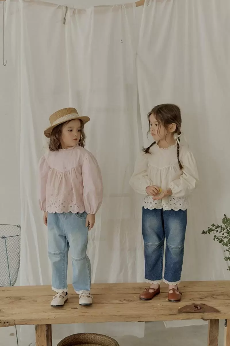 Flo - Korean Children Fashion - #minifashionista - Ange Denim Pants - 6