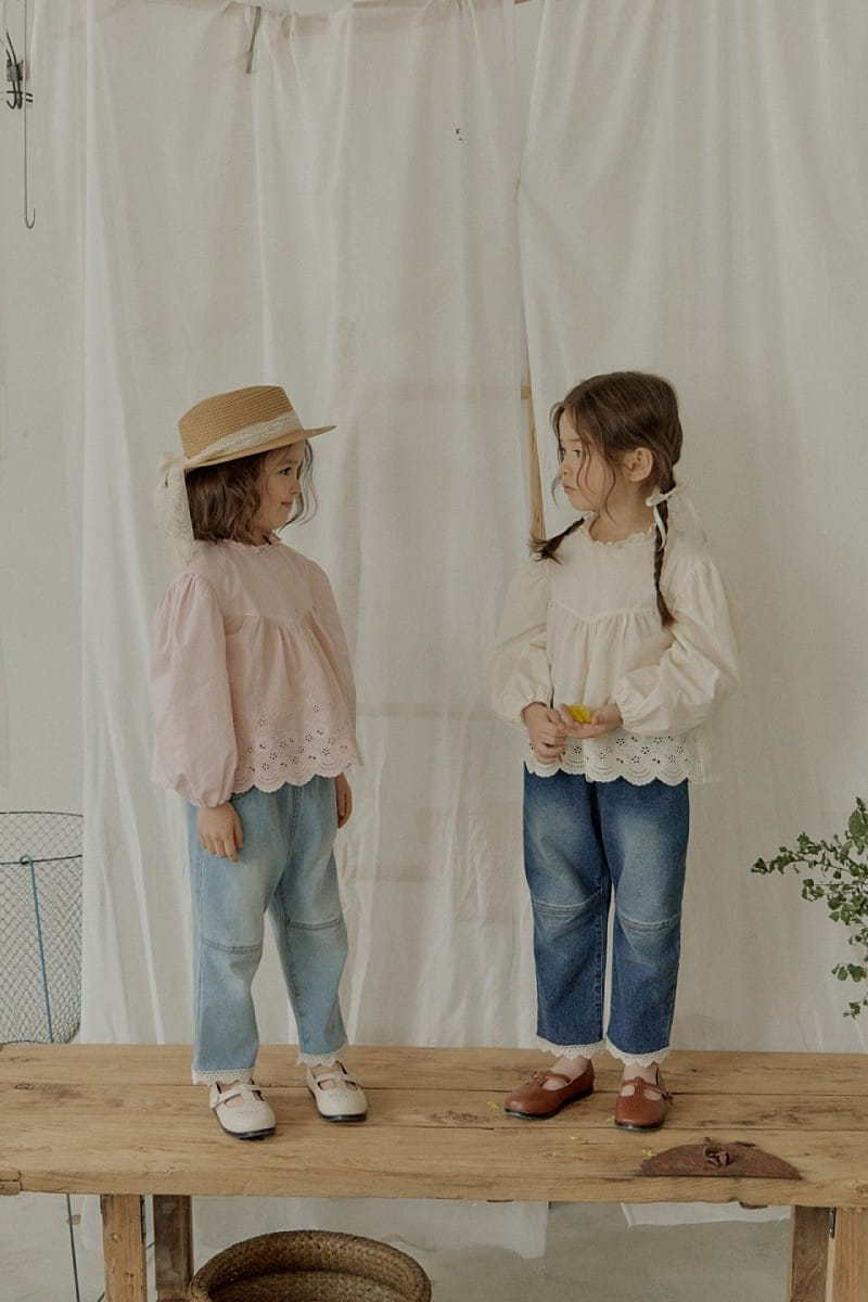 Flo - Korean Children Fashion - #prettylittlegirls - Ange Denim Pants - 7