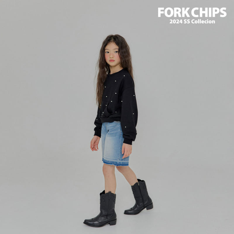 Fork Chips - Korean Children Fashion - #Kfashion4kids - Shine Pocket Sweatshirt - 10