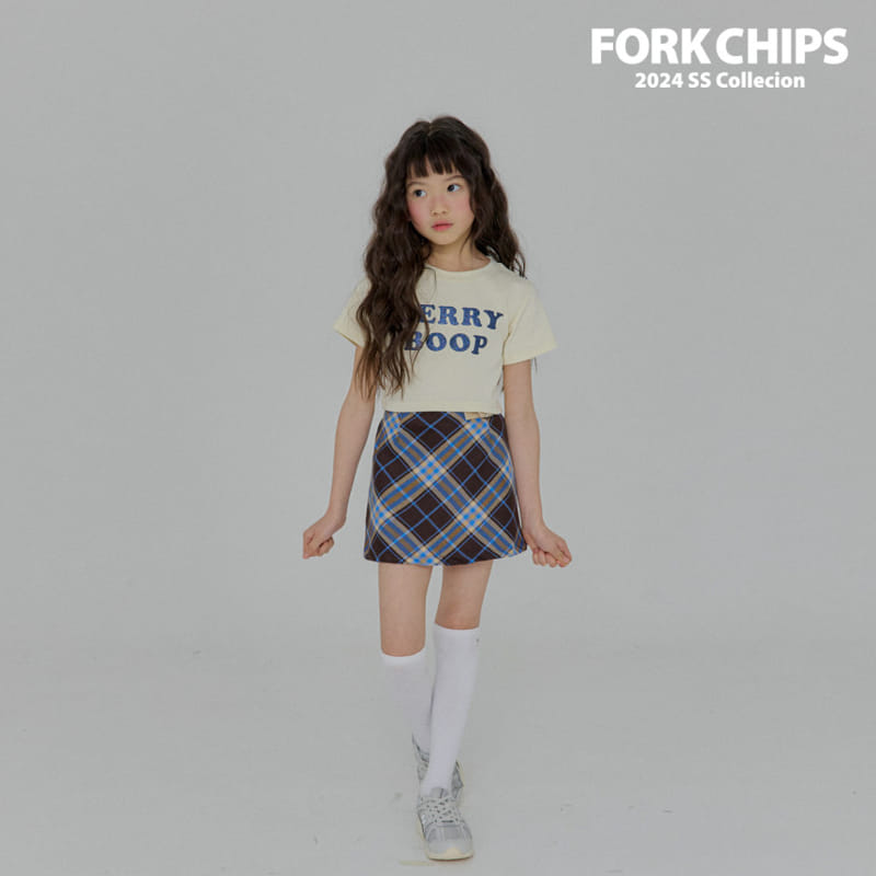 Fork Chips - Korean Children Fashion - #Kfashion4kids - Roper Mini Skirt - 8