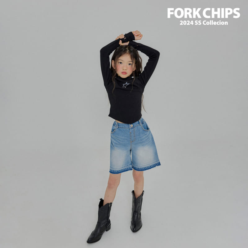 Fork Chips - Korean Children Fashion - #stylishchildhood - Metal Tape Tee - 4