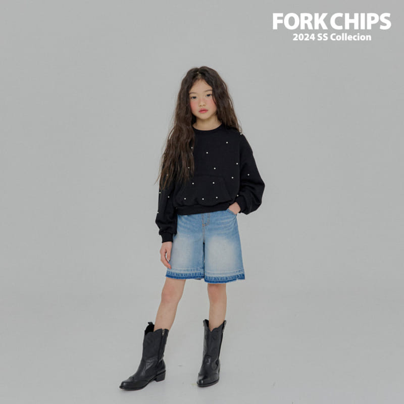 Fork Chips - Korean Children Fashion - #childofig - Newtro Denim Pants - 9