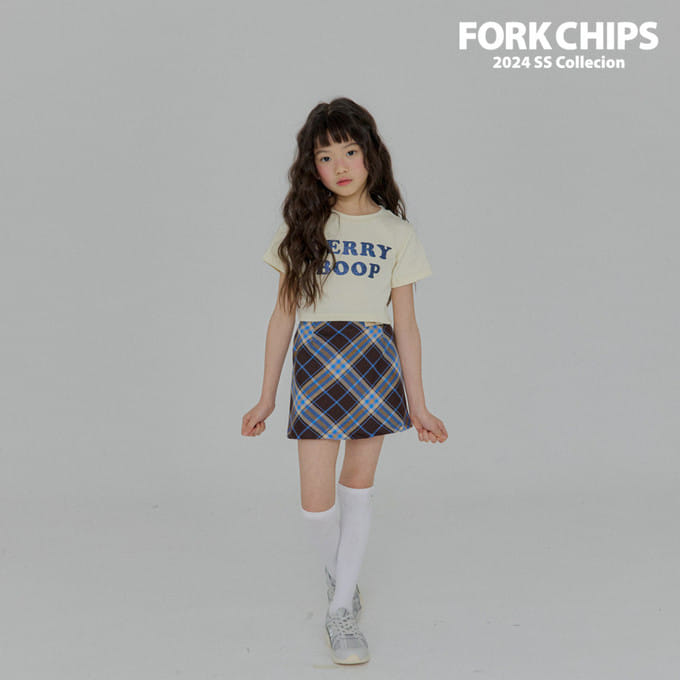 Fork Chips - Korean Children Fashion - #childrensboutique - Roper Mini Skirt