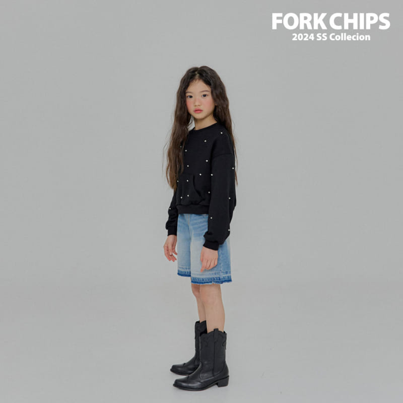 Fork Chips - Korean Children Fashion - #childrensboutique - Newtro Denim Pants - 11