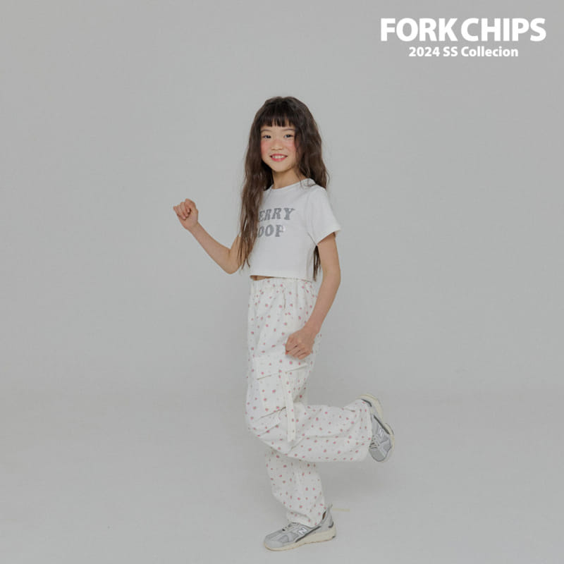 Fork Chips - Korean Children Fashion - #childrensboutique - Daisy Cargo Pants - 10
