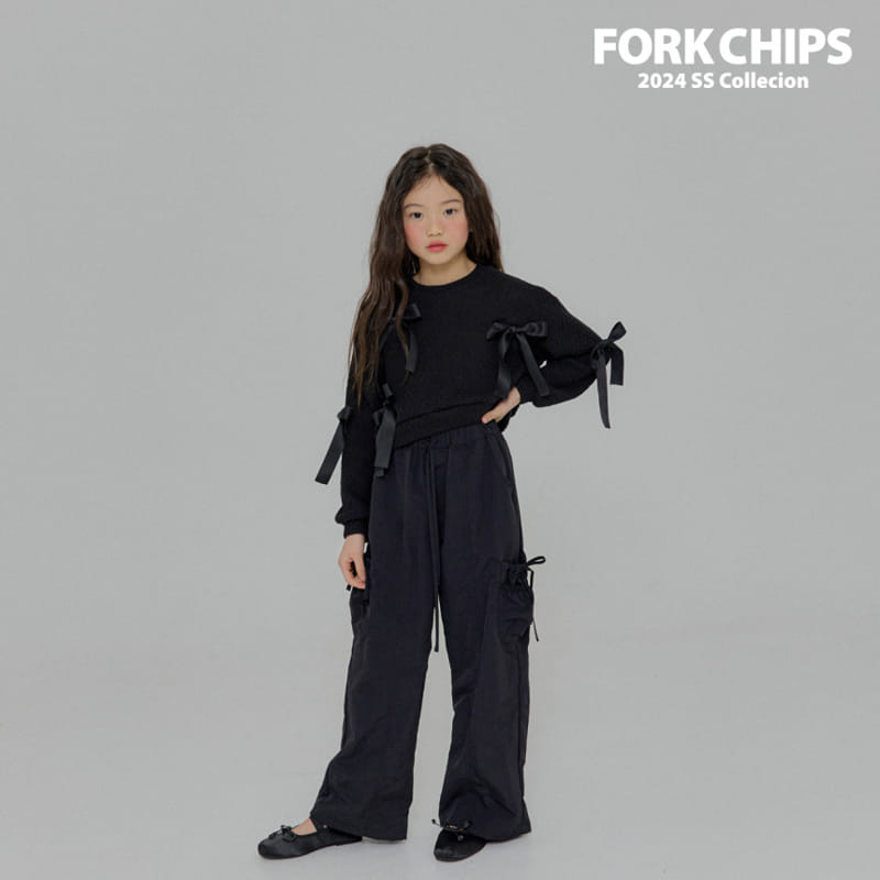 Fork Chips - Korean Children Fashion - #childrensboutique - Soft Cargo Pants - 9
