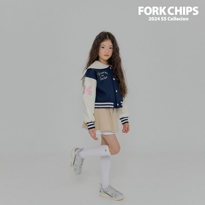 Fork Chips - Korean Children Fashion - #childofig - School Baseball Jumper - 4