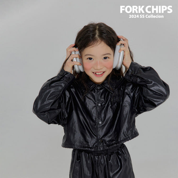 Fork Chips - Korean Children Fashion - #childrensboutique - Track Aorak Jacket