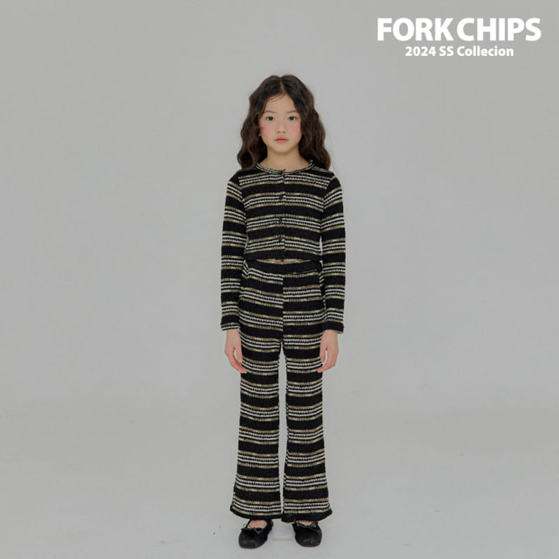 Fork Chips - Korean Children Fashion - #childrensboutique - French Knit Cardigan - 11