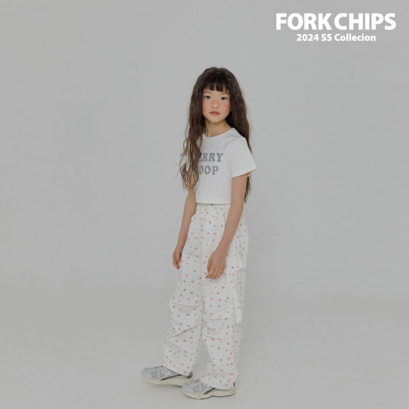 Fork Chips - Korean Children Fashion - #designkidswear - Daisy Cargo Pants - 11