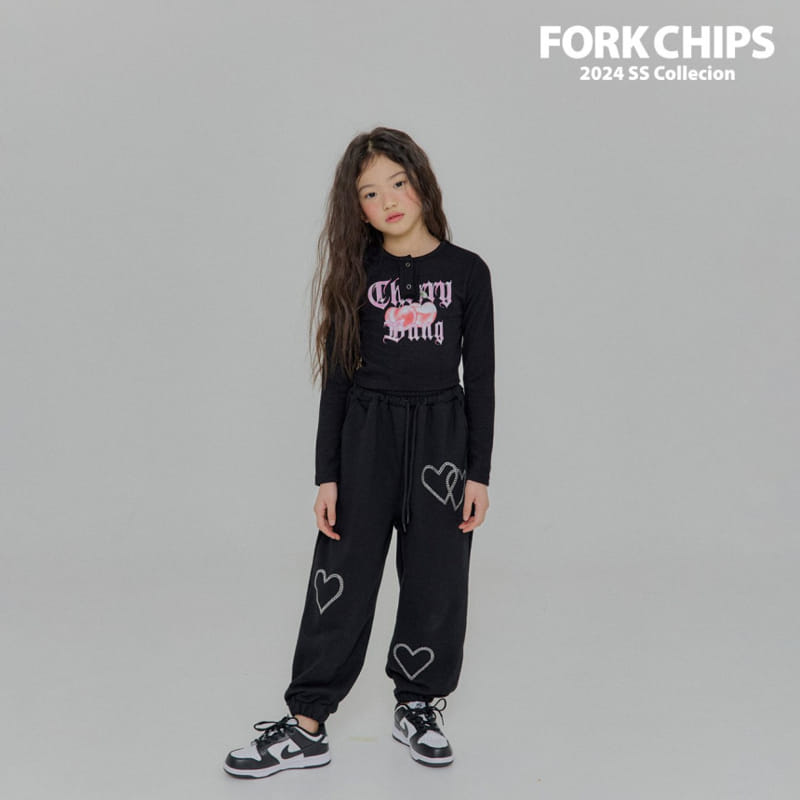 Fork Chips - Korean Children Fashion - #designkidswear - Cupid Jogger Pants - 9