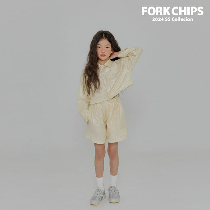 Fork Chips - Korean Children Fashion - #designkidswear - Track Aorak Pants