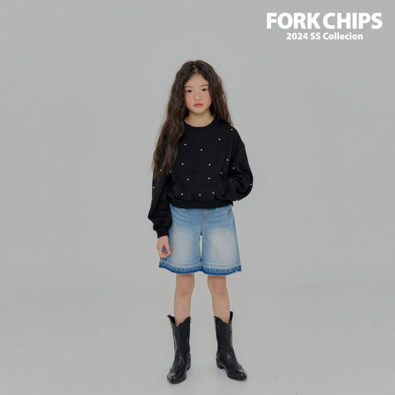 Fork Chips - Korean Children Fashion - #fashionkids - Shine Pocket Sweatshirt - 6
