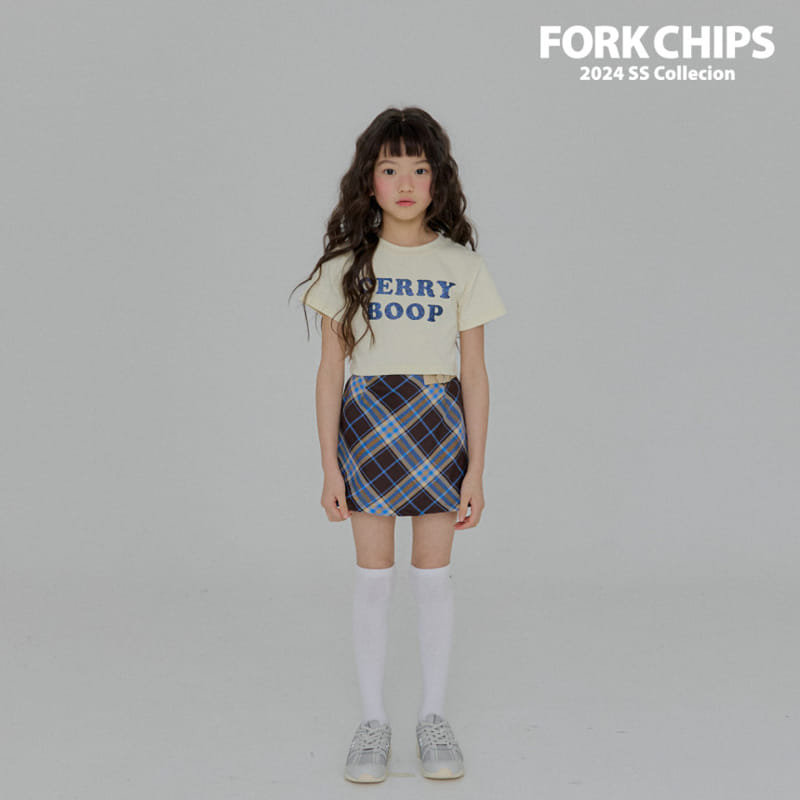 Fork Chips - Korean Children Fashion - #discoveringself - Roper Mini Skirt - 4