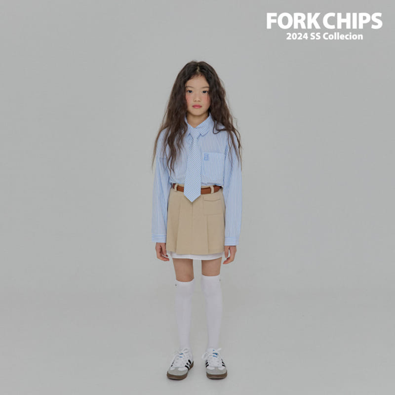 Fork Chips - Korean Children Fashion - #fashionkids - Hidden Pocket Skirt - 3