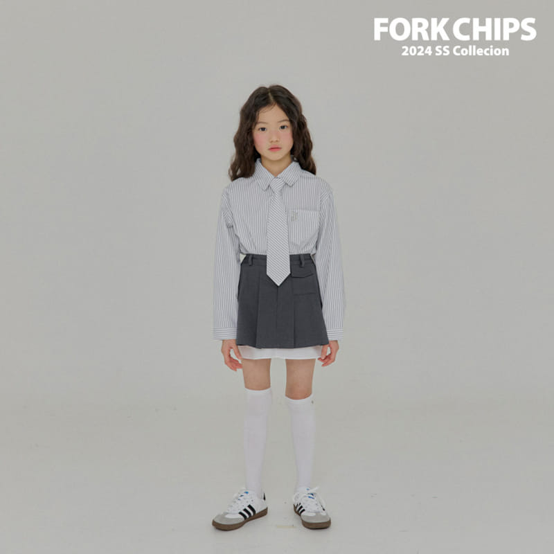 Fork Chips - Korean Children Fashion - #kidsshorts - Saint Shirt - 11