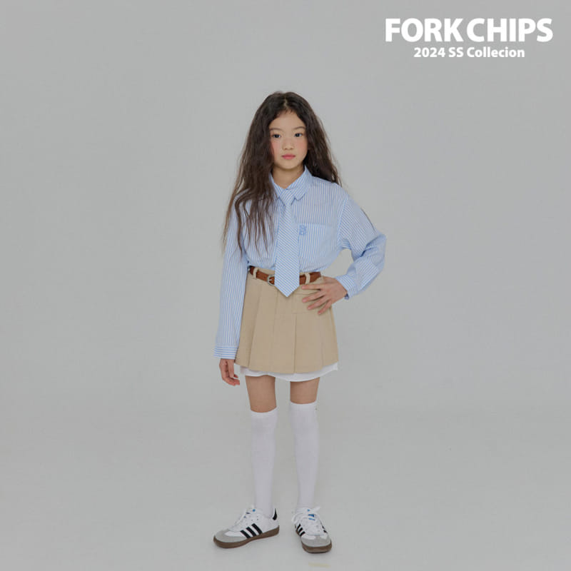 Fork Chips - Korean Children Fashion - #fashionkids - Hidden Pocket Skirt - 4