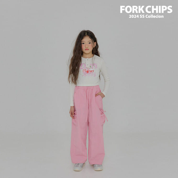 Fork Chips - Korean Children Fashion - #kidzfashiontrend - Soft Cargo Pants