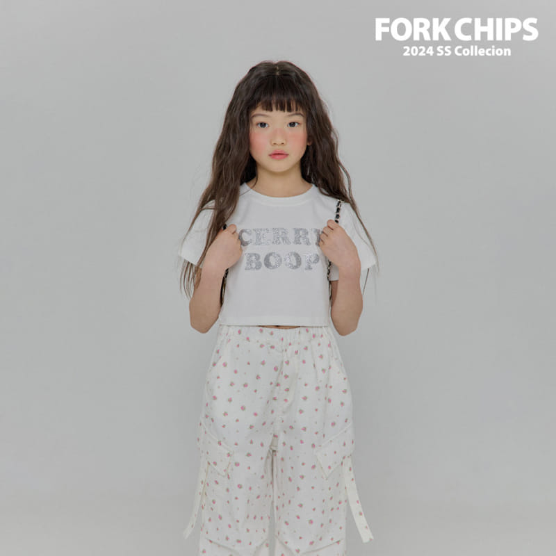 Fork Chips - Korean Children Fashion - #Kfashion4kids - Daisy Cargo Pants - 4