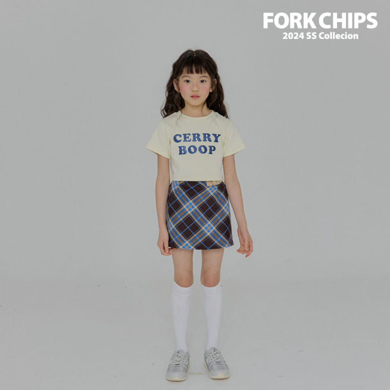 Fork Chips - Korean Children Fashion - #magicofchildhood - Roper Mini Skirt - 10