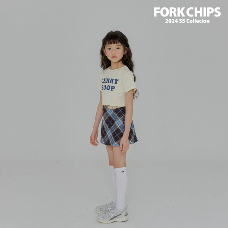 Fork Chips - Korean Children Fashion - #minifashionista - Roper Mini Skirt - 11
