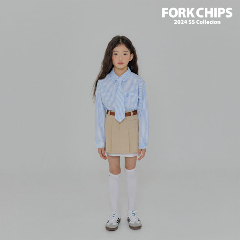 Fork Chips - Korean Children Fashion - #minifashionista - Hidden Pocket Skirt - 10