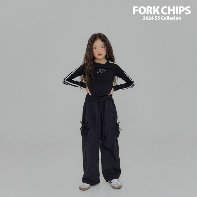 Fork Chips - Korean Children Fashion - #minifashionista - Soft Cargo Pants - 5