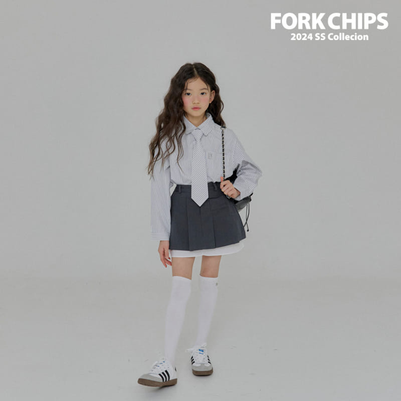 Fork Chips - Korean Children Fashion - #prettylittlegirls - Saint Shirt - 2