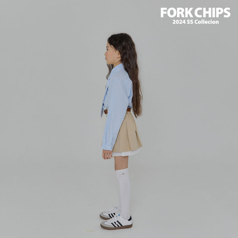 Fork Chips - Korean Children Fashion - #prettylittlegirls - Hidden Pocket Skirt - 11