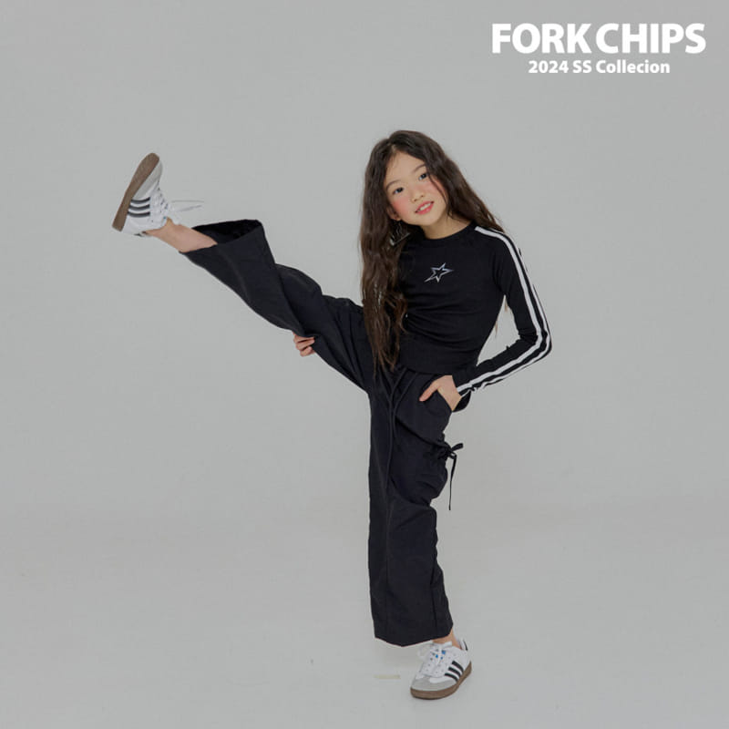 Fork Chips - Korean Children Fashion - #prettylittlegirls - Soft Cargo Pants - 6