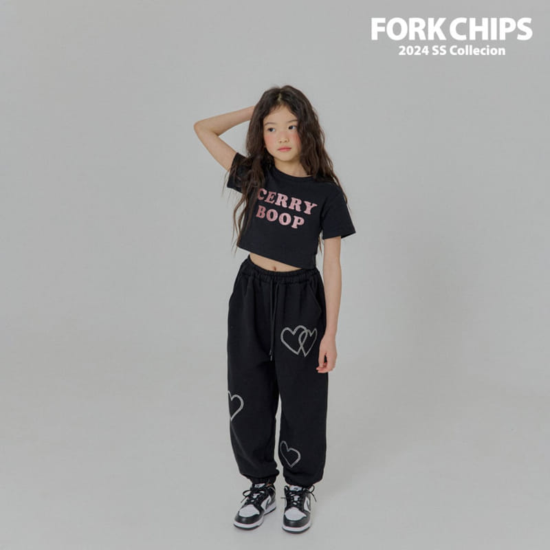 Fork Chips - Korean Children Fashion - #prettylittlegirls - Cupid Jogger Pants - 5