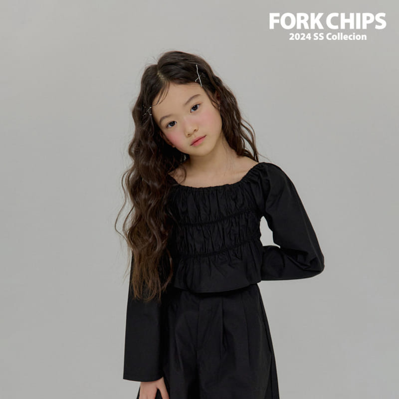 Fork Chips - Korean Children Fashion - #prettylittlegirls - Nine Smoke Blouse - 8