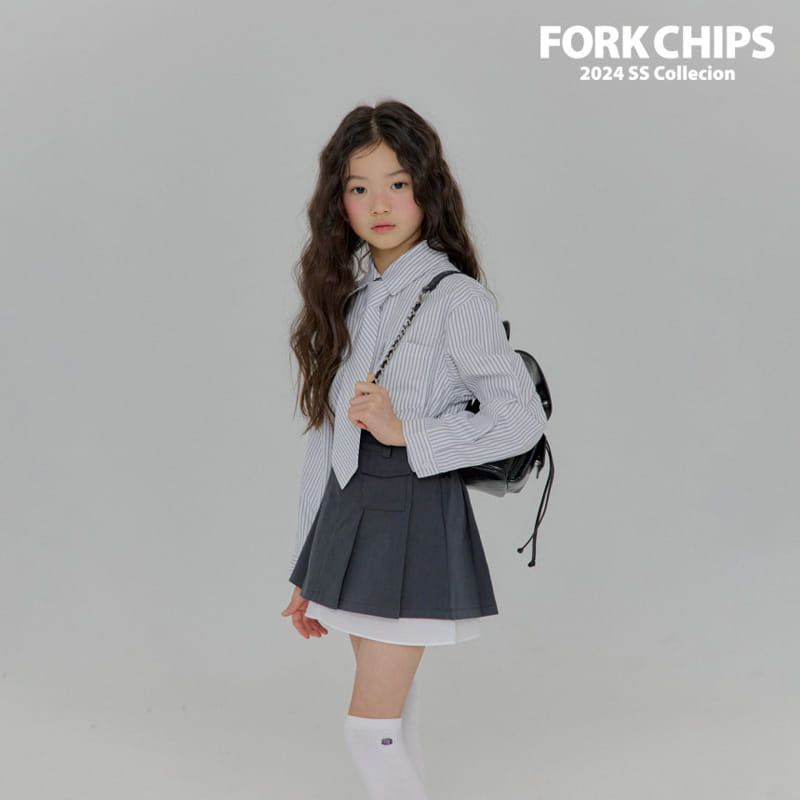 Fork Chips - Korean Children Fashion - #stylishchildhood - Saint Shirt - 5