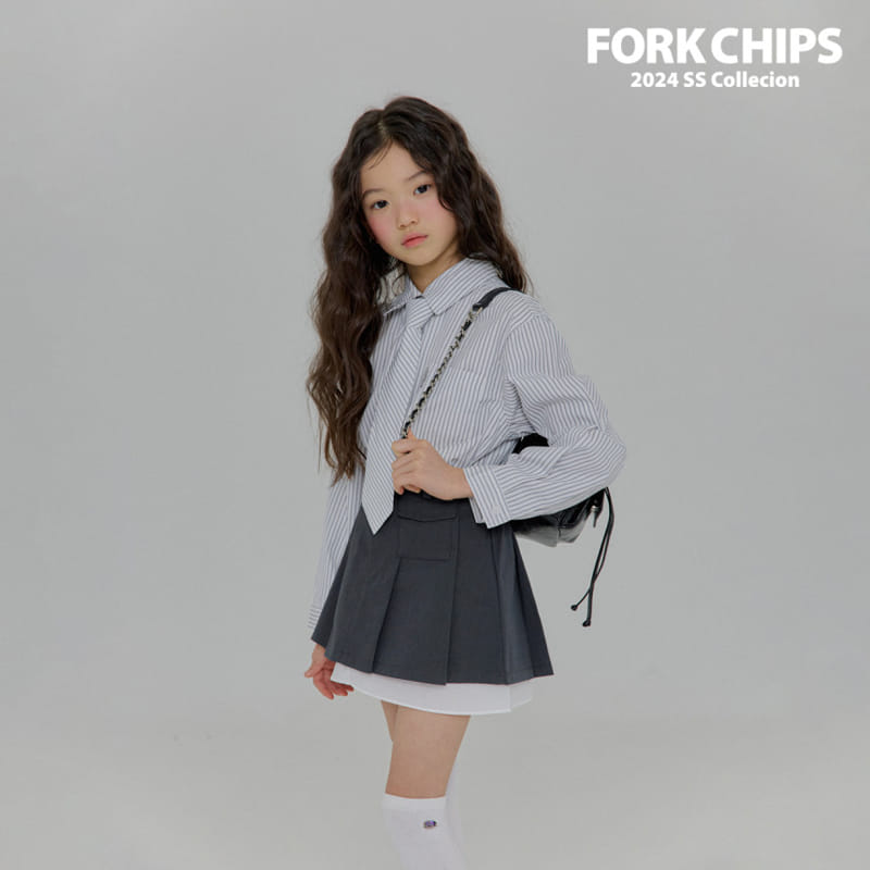 Fork Chips - Korean Children Fashion - #todddlerfashion - Saint Shirt - 3