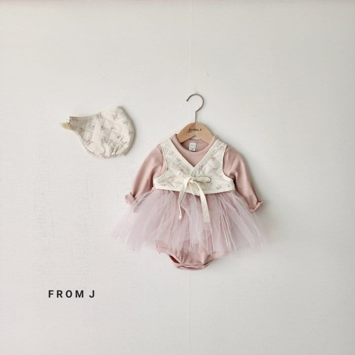 From J - Korean Baby Fashion - #babyclothing - Mini Flower Hanbok Body Suit Set - 2