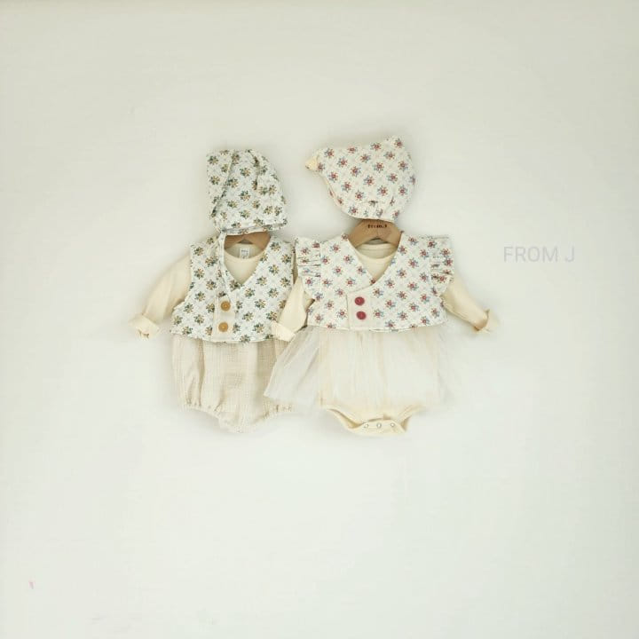From J - Korean Baby Fashion - #babyclothing - Jay Flower Hanbok Body Suit Set