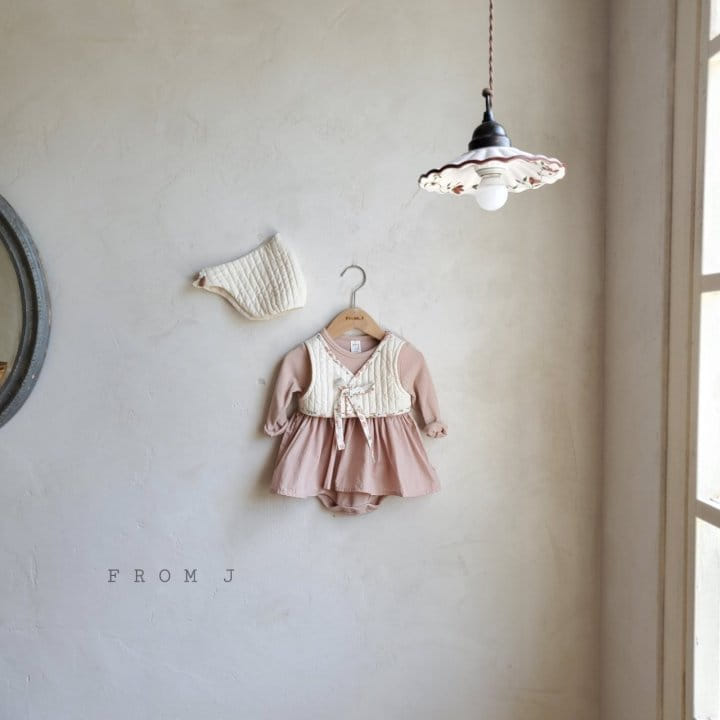 From J - Korean Baby Fashion - #babyclothing - May Flower Hanbok Body Suit Set - 4