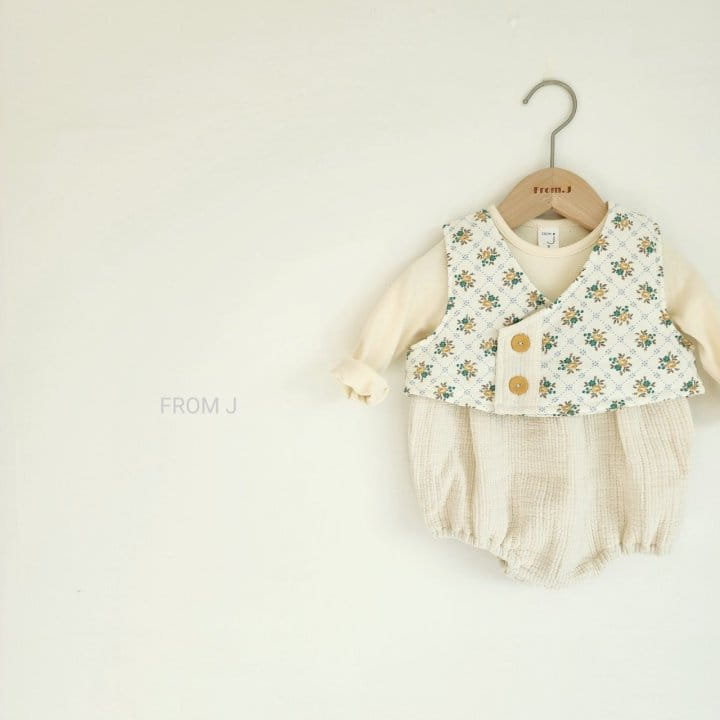 From J - Korean Baby Fashion - #babyfashion - Jay Flower Hanbok Body Suit Set - 2