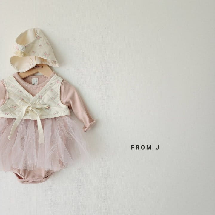 From J - Korean Baby Fashion - #babygirlfashion - Mini Flower Hanbok Body Suit Set - 5