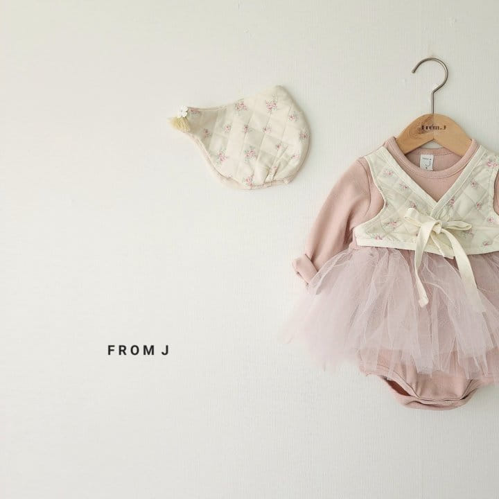 From J - Korean Baby Fashion - #babylifestyle - Mini Flower Hanbok Body Suit Set - 6