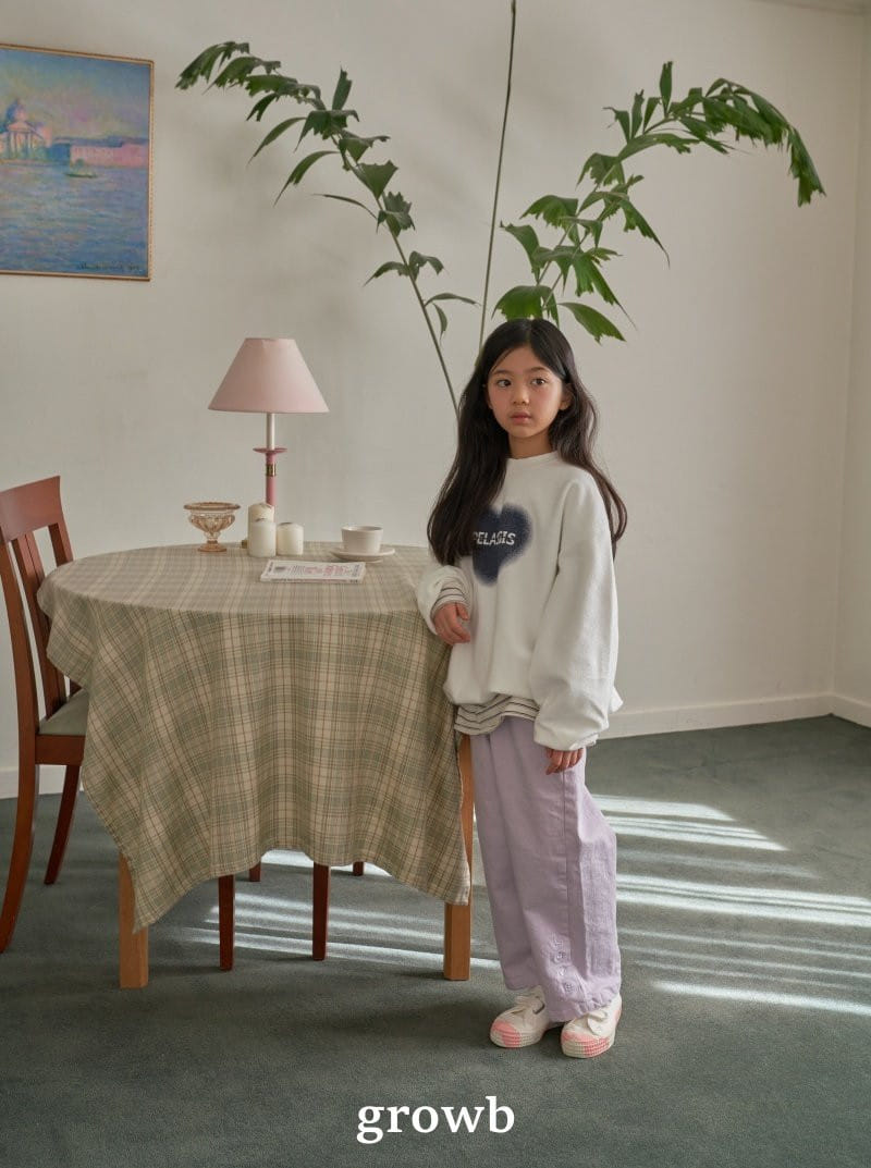 Grow B - Korean Children Fashion - #littlefashionista - Love Pants - 3