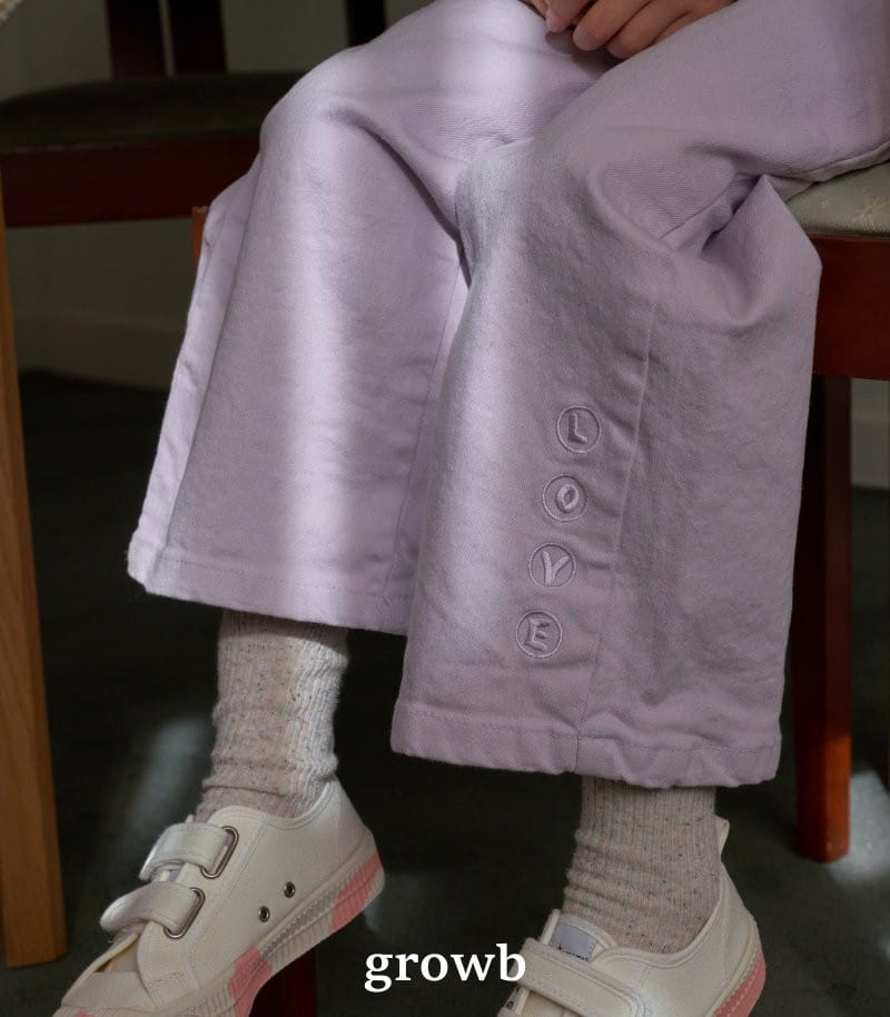 Grow B - Korean Children Fashion - #prettylittlegirls - Love Pants - 6