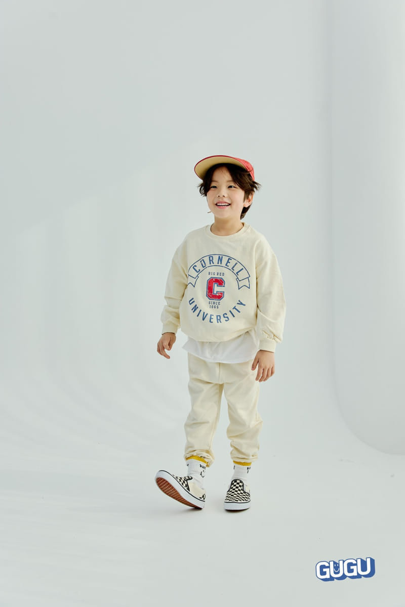 Gugu Kids - Korean Children Fashion - #childofig - Cornell Top Bottom Set With Mom - 7